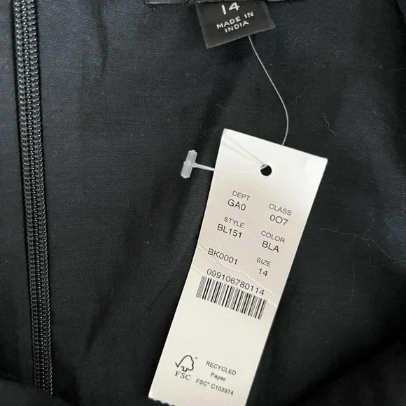 NWT J Crew Double Ruffle Cotton Voile Top size 14 - Picture 4 of 4